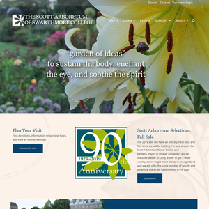 Arboretum Site Attracts More Visitors with Strong Visuals