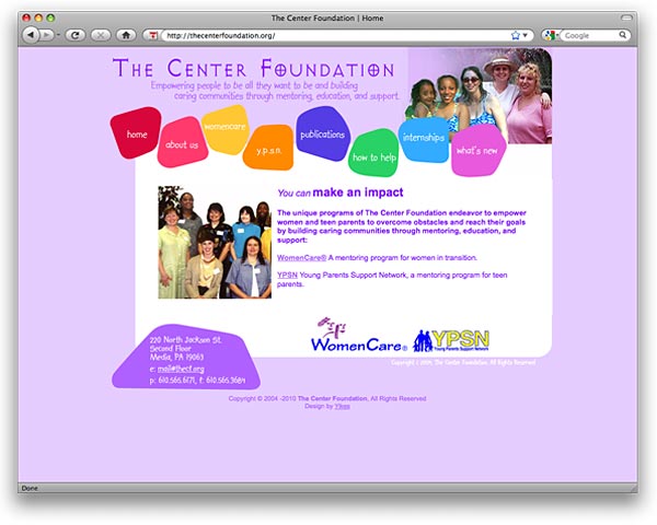Center Foundation Previous Site